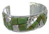 Genuine Sterling Silver Turquoise Sturdy Bracelet VX60704